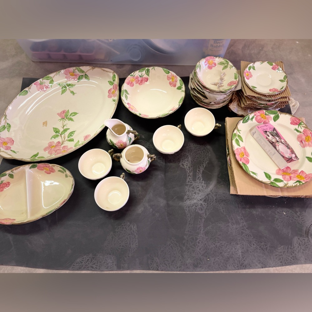 Vintage desert rose Franciscan dish ware